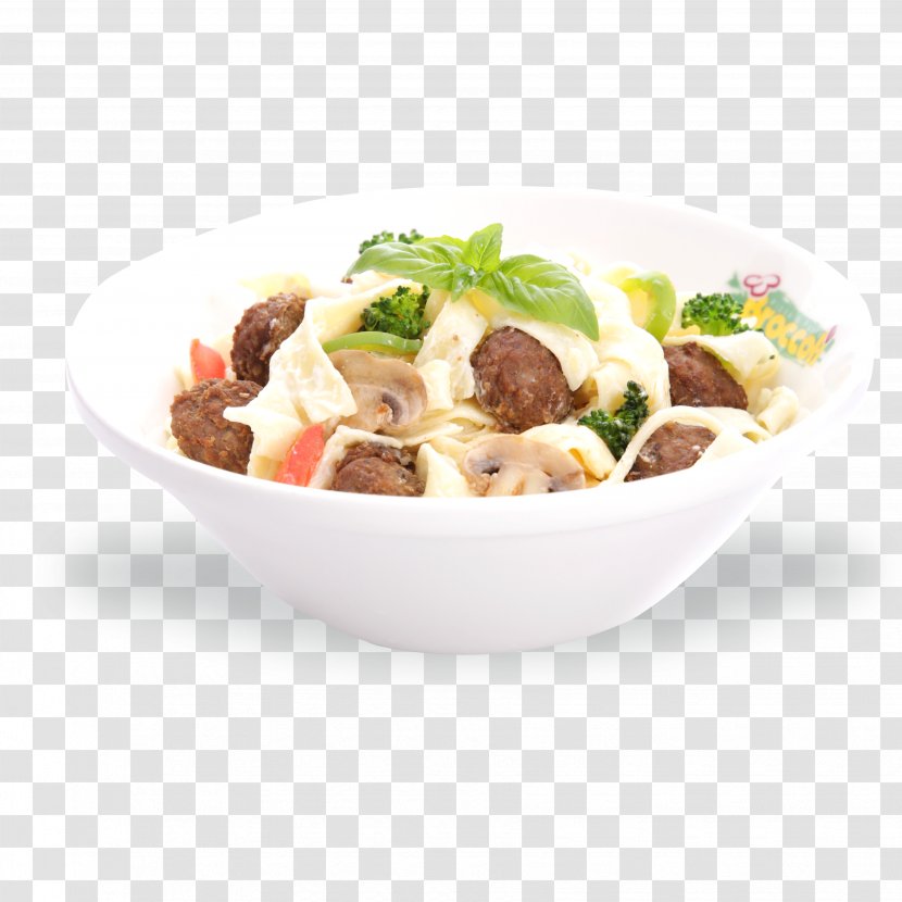 Vegetarian Cuisine Meatball Pasta Asian Food - Meat - Broccoli Transparent PNG