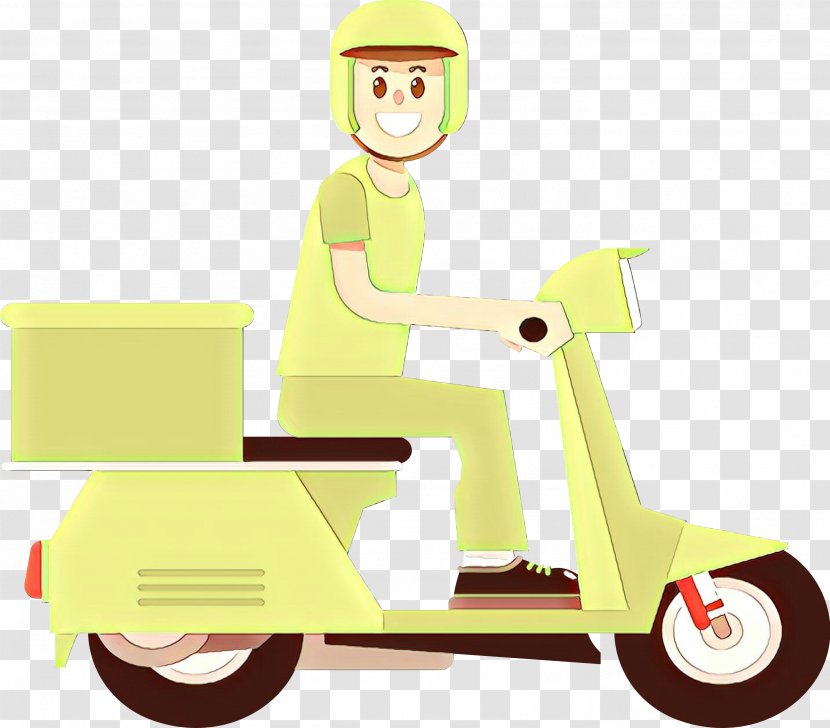 Motor Vehicle Mode Of Transport Clip Art - Scooter - Vespa Transparent PNG
