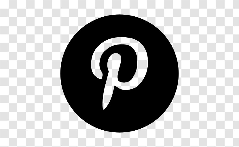 Black And White - Brand - Pinterest Icon Transparent PNG