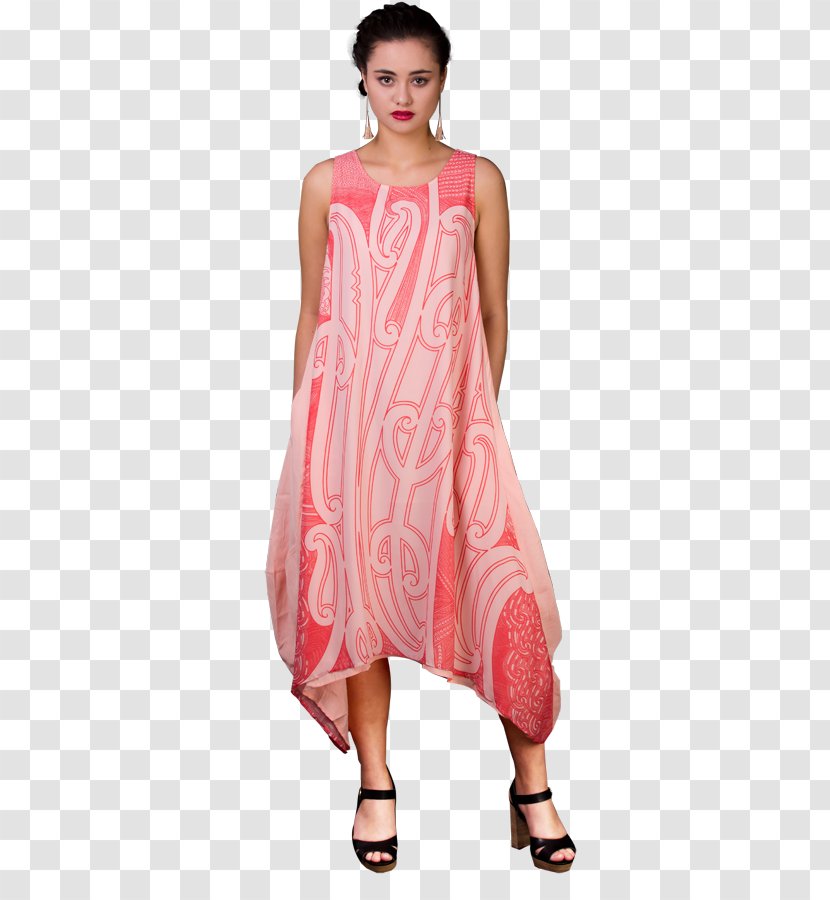 Dress Pink Clothing Fashion Tunic - Boot Transparent PNG