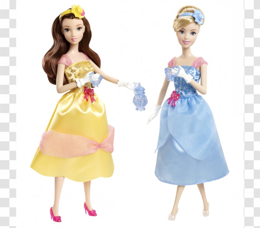 Belle Cinderella Disney Princess Tea Doll Transparent PNG