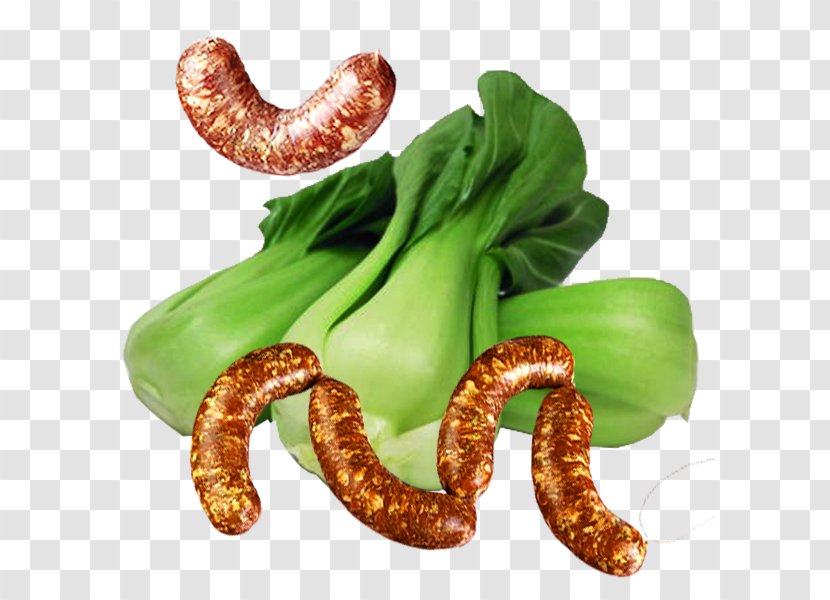 Sausage Vegetarian Cuisine Chinese Cabbage Vegetable - In Kind Transparent PNG