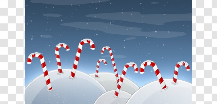 Candy Cane Christmas Wallpaper - Flower - Cliparts Snow Transparent PNG