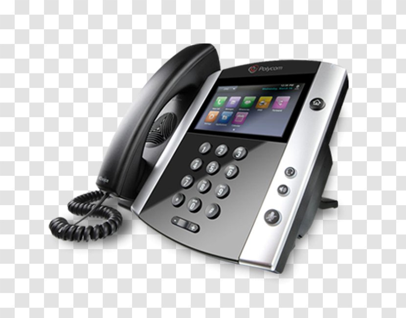 Polycom VVX 600 500 VoIP Phone 601 - Media - Business Transparent PNG