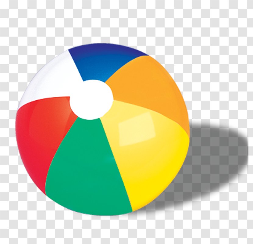 Beach Ball Color Game - Yellow - Volleyball Transparent PNG