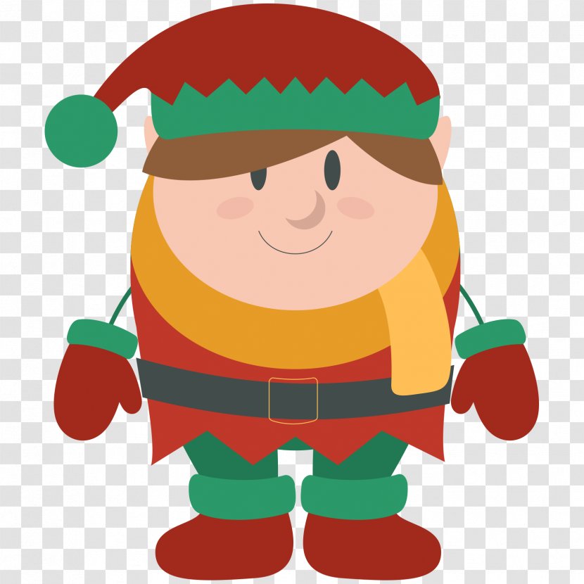 Christmas Elf Clip Art Day Santa Claus - After Shopping Transparent PNG