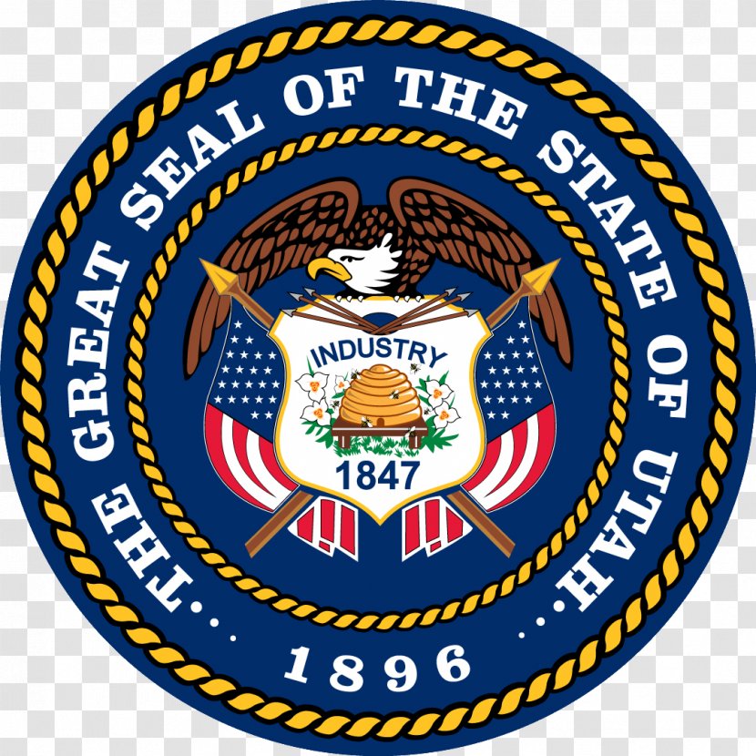 Seal Of Utah U.S. State West Virginia Symbol - Flag - Professional Lawyer Transparent PNG
