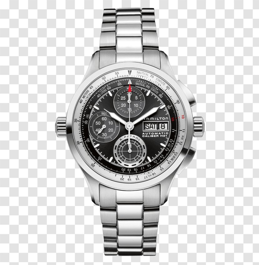Hamilton Men's Khaki Aviation X-Wind Auto Chrono Field Watch Company Chronograph - Heart Transparent PNG