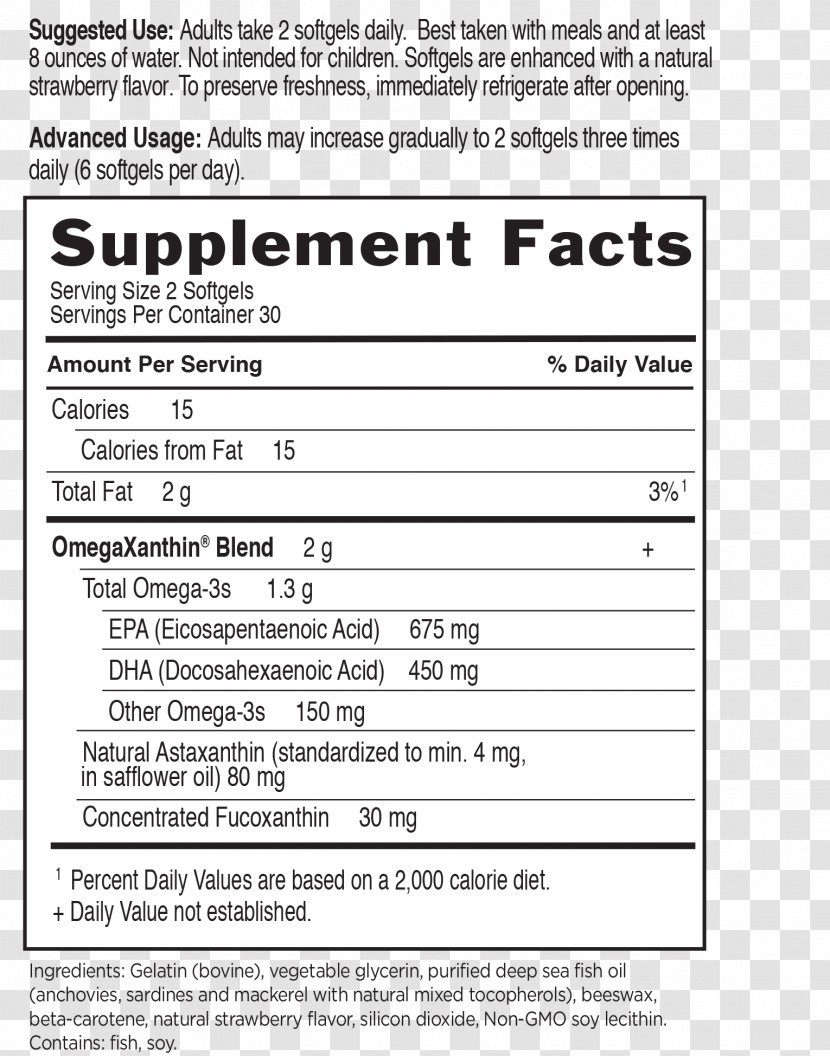 Dietary Supplement Document Line Softgel Acid Gras Omega-3 Transparent PNG