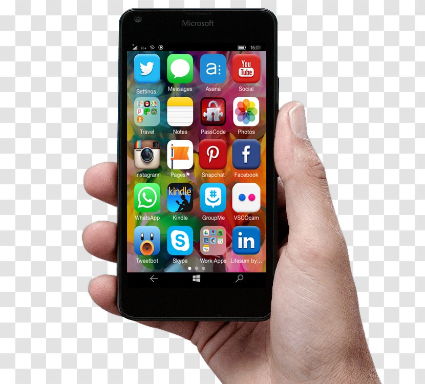 Smartphone Feature Phone Microsoft Lumia 950 640 Windows - Mobile Device Transparent PNG