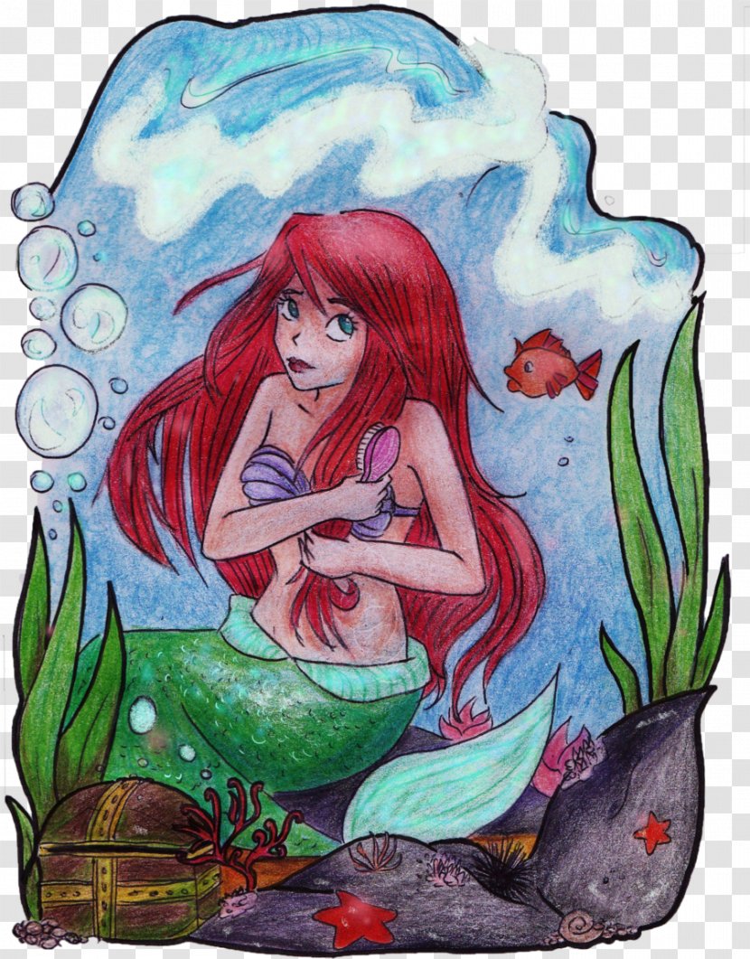 Ariel The Little Mermaid Disney Princess Part Of Your World - Mythical Creature Transparent PNG