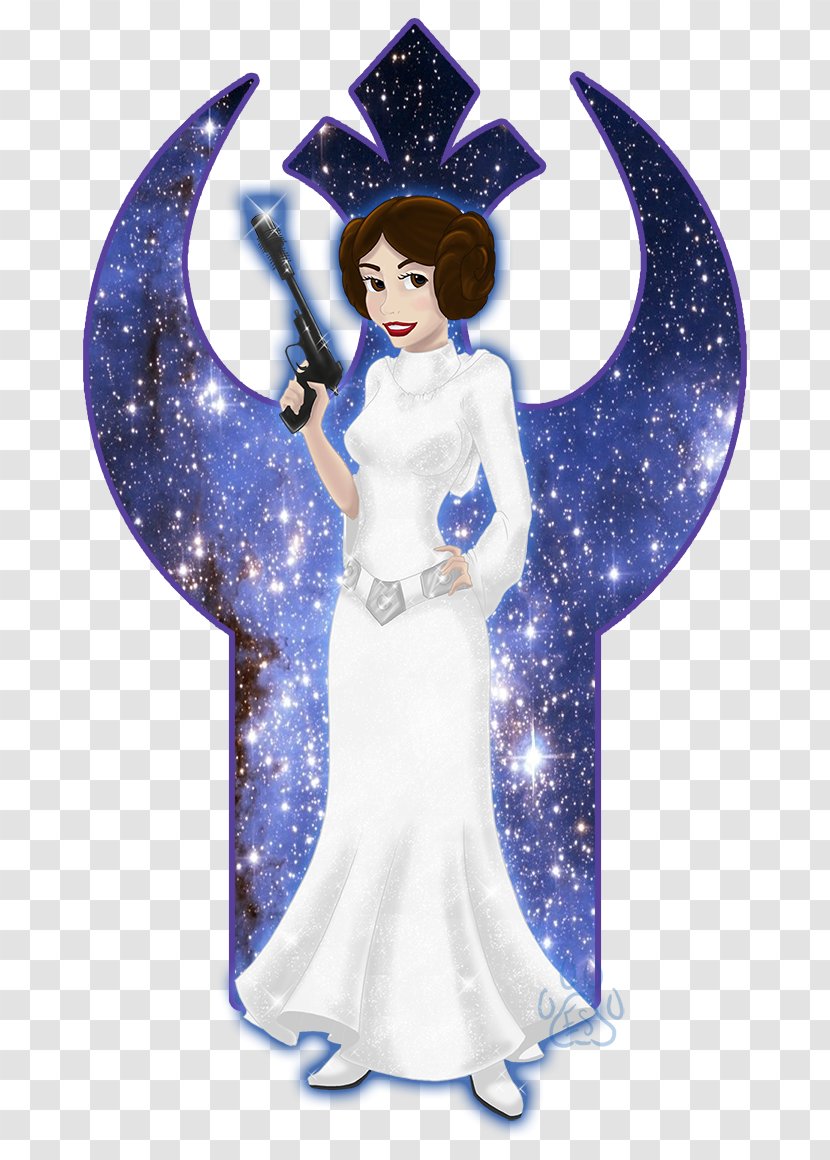 Leia Organa Drawing Disney Princess Fan Art - Figurine Transparent PNG