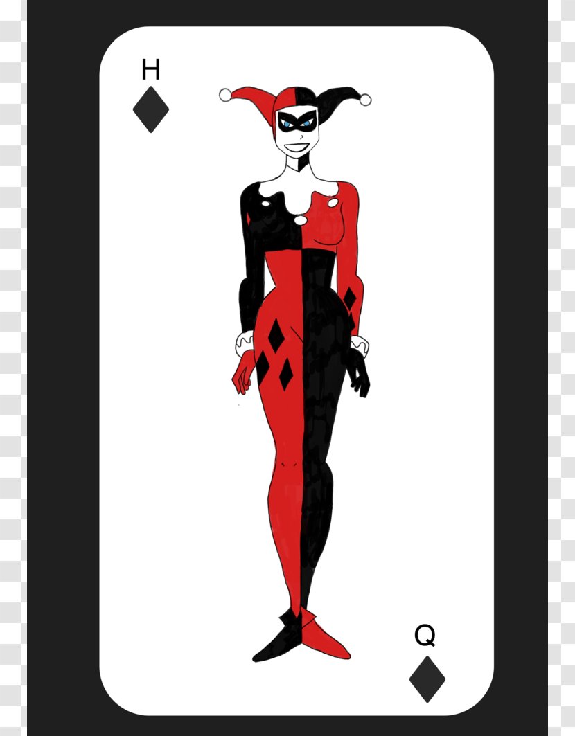 Harley Quinn Joker Batman Playing Card - Fictional Character Transparent PNG