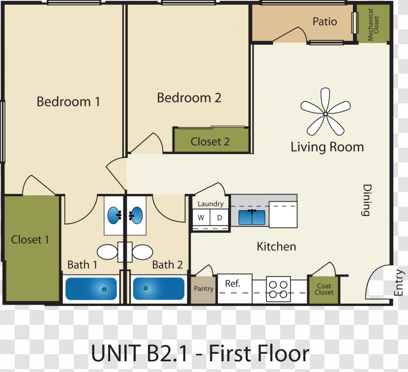 Downtown Salt Lake City Providence Place Apartments Floor Plan House - Renting - Copy The Transparent PNG