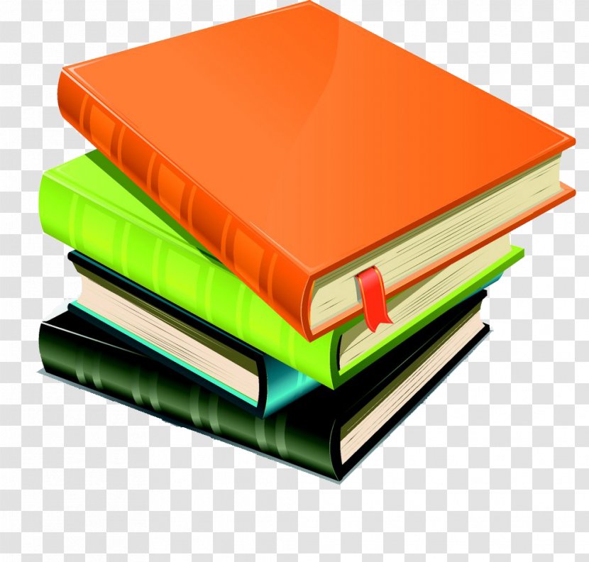 Book Royalty-free Illustration - Table - A Pile Of Books Transparent PNG