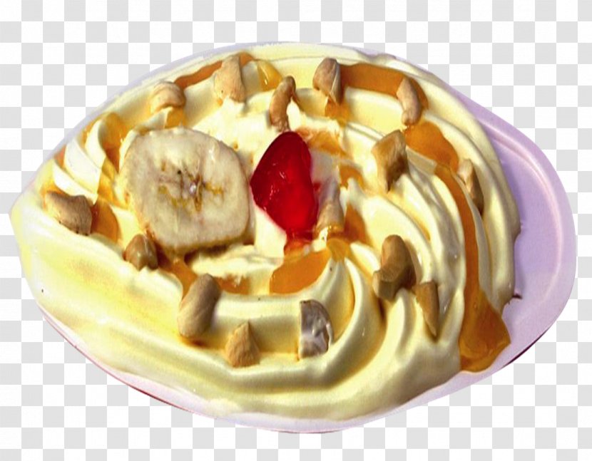 Sundae Ice Cream Banana Boat Chocolate Brownie - ICE CREAM BANANA Transparent PNG