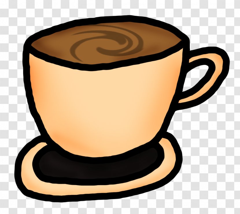 Coffee Cup Mug Tableware - Latte Transparent PNG