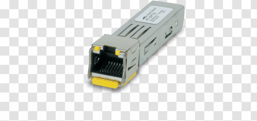 Small Form-factor Pluggable Transceiver Gigabit Interface Converter Allied Telesis RJ-45 - Power Converters - Hardware Transparent PNG