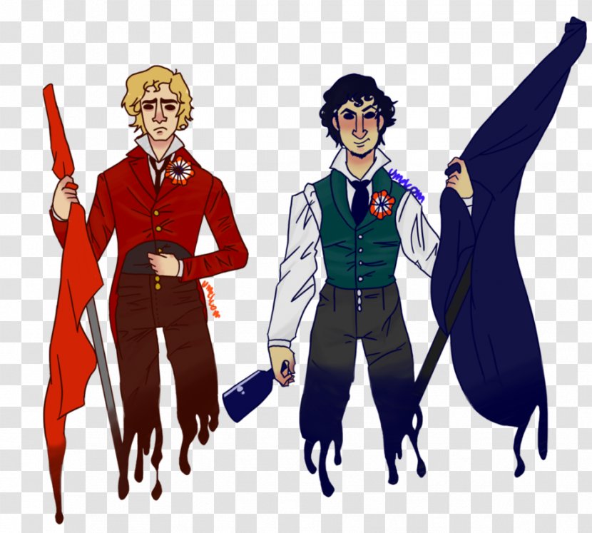 Enjolras Éponine Grantaire Courfeyrac YouTube - Fan Fiction - Youtube Transparent PNG