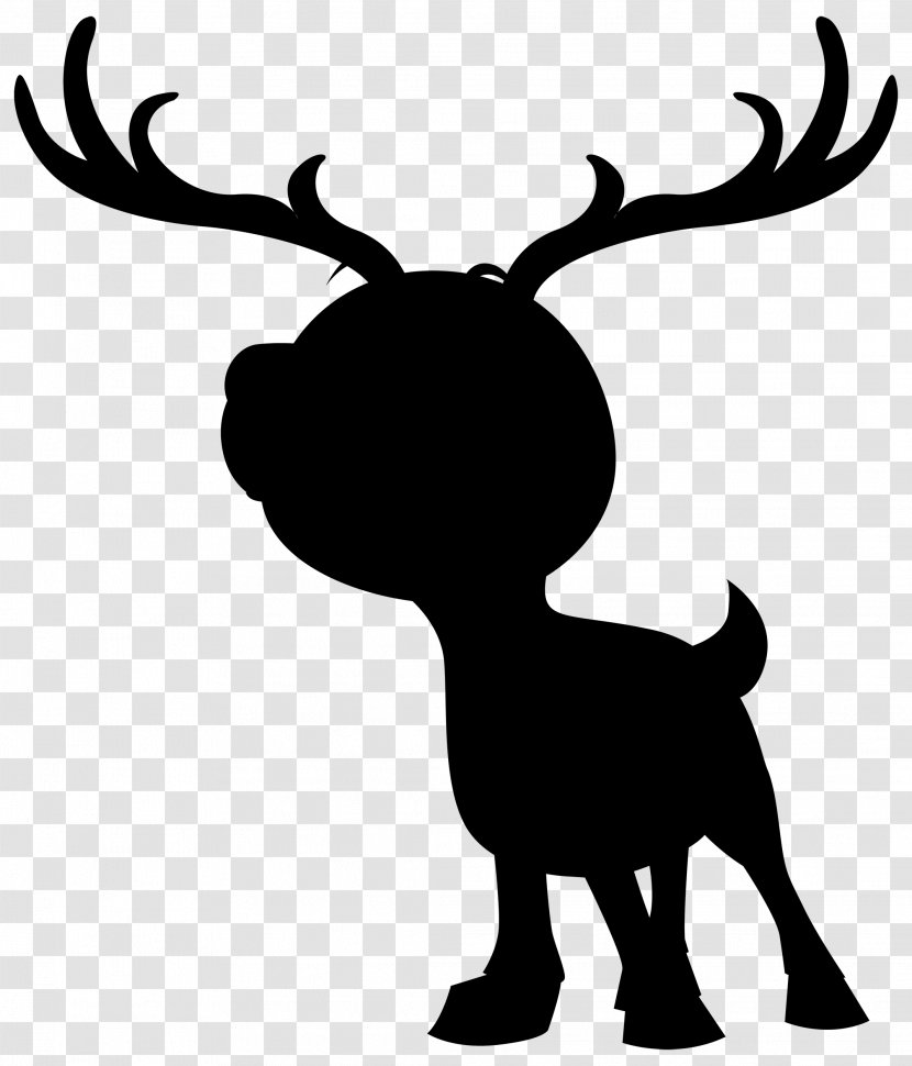 Reindeer Vertebrate Cartoon Rangifer Tarandus - Mammal - Drawing Transparent PNG