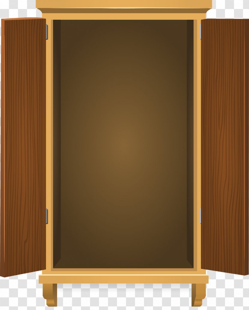 Cupboard Closet Armoires & Wardrobes Clip Art - Wood Stain Transparent PNG