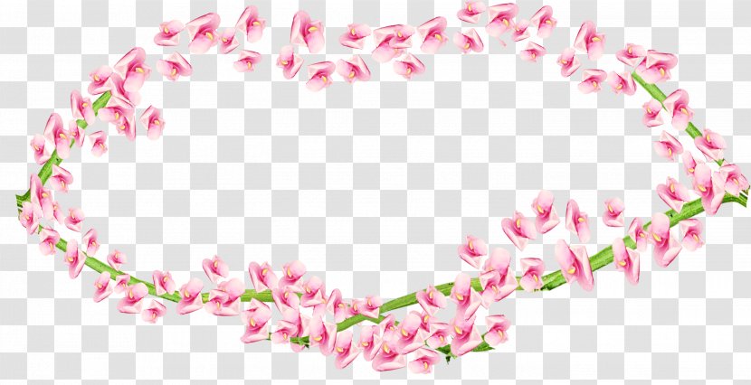 Line Point Body Jewellery Clip Art - Frame - Flowers Border Transparent PNG