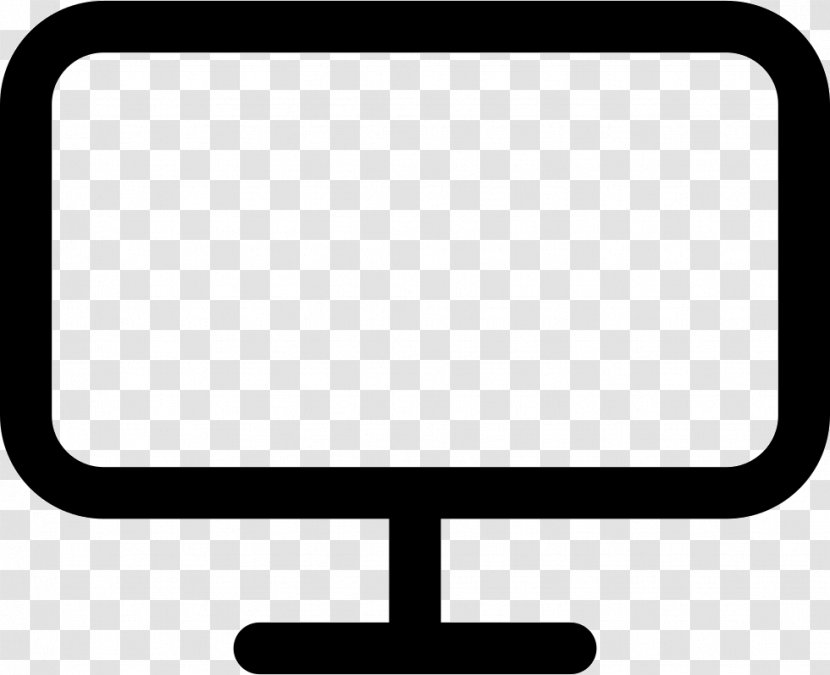 Cartoon Computer - Monitors - Rectangle Lcd Tv Transparent PNG
