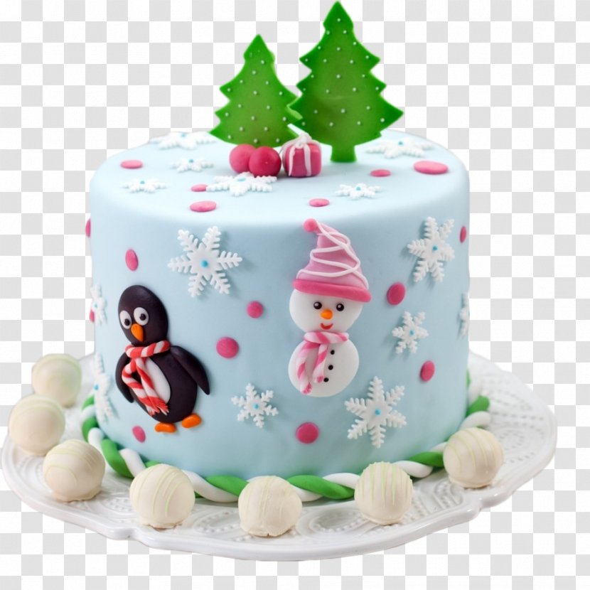 Torte Chocolate Cake Sponge Cupcake Milk - Buttercream - Christmas Transparent PNG