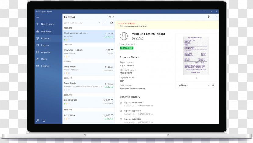 Social Media Expense Management Report Template - Timetracking Software Transparent PNG