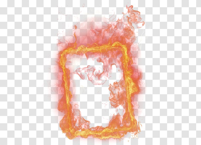 Flame Fire Picture Frames - Flower Transparent PNG