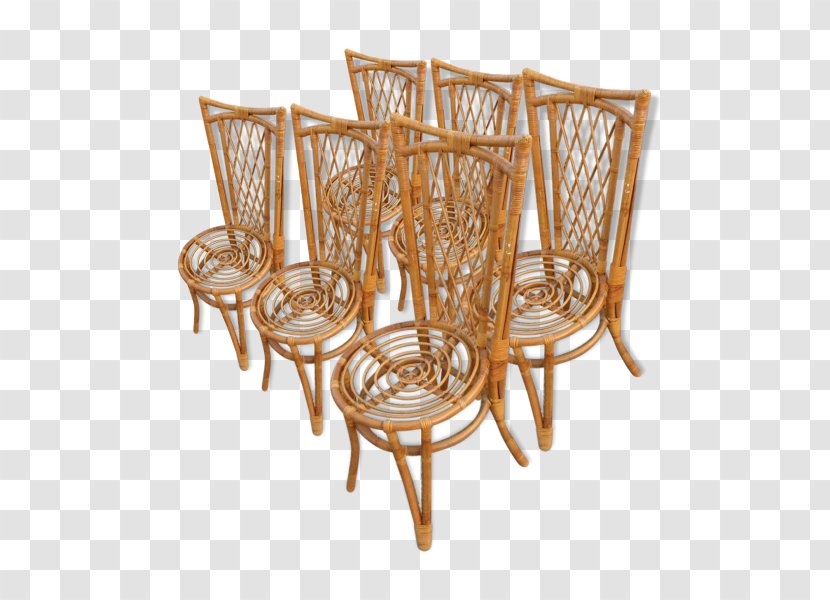 Table Rotin Chair Furniture Fauteuil - Bambou Transparent PNG