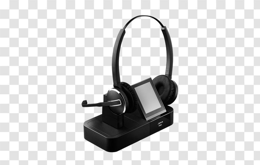 Headphones Headset Jabra Pro 9470 Mobile Phones - Electronics - Wearing A Transparent PNG