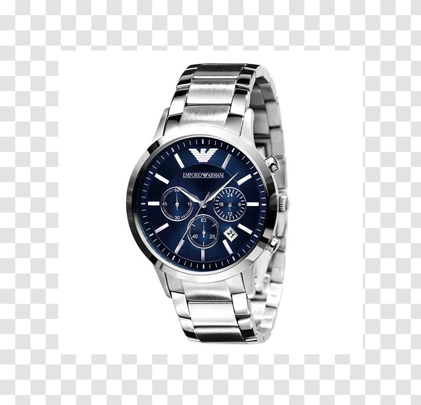 Emporio Armani AR2448 Watch Sportivo AR5905 Chronograph - Metal Transparent PNG