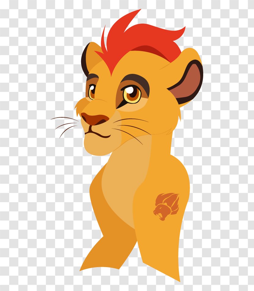 Lion Whiskers Cat Kion Red Fox - Animated Cartoon Transparent PNG