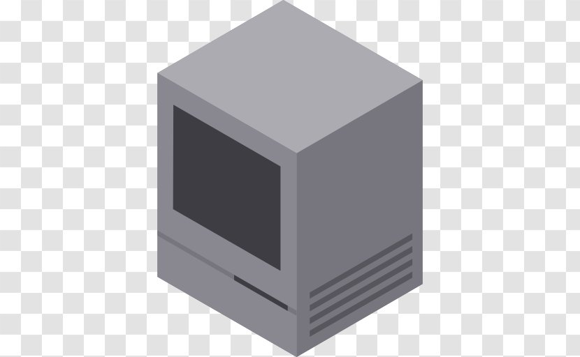 Product Design Line Angle Technology - Old Computer Icon Transparent PNG