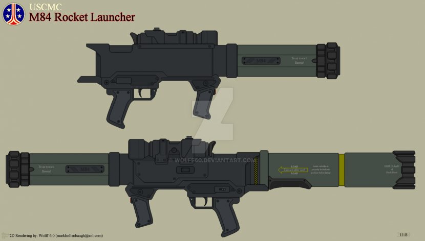 Mk 153 Shoulder-Launched Multipurpose Assault Weapon (SMAW) Firearm Rocket Launcher - Cartoon - Grenade Transparent PNG