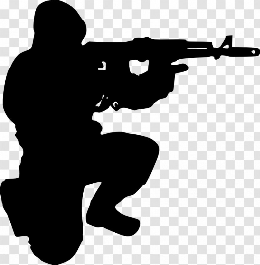 Soldier Military Army - Silhouettes Transparent PNG