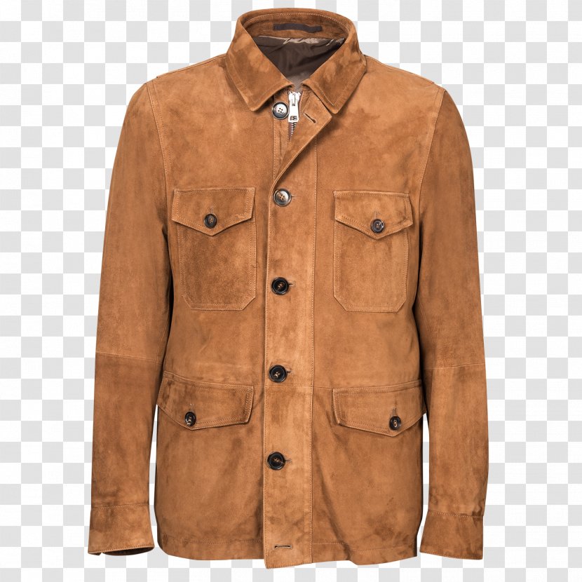Leather Jacket Coat T-shirt - Milo Transparent PNG