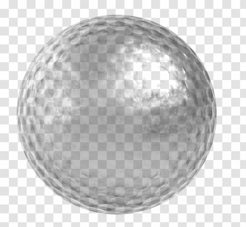 Golf Balls Dietikon Sphere - Monochrome Photography - Ball Pattern Transparent PNG