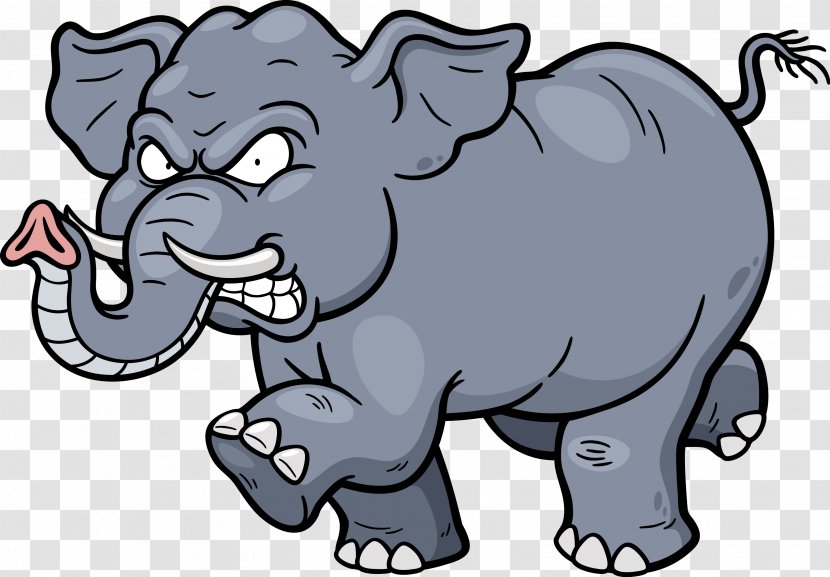 Royalty-free Stock Photography Clip Art - Cartoon - Elephant Transparent PNG