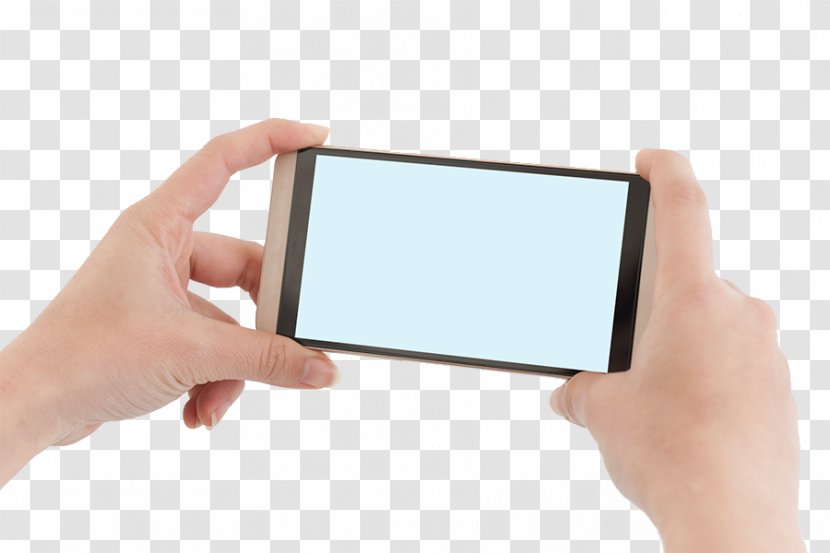 Smartphone Mobile Phone MIUI - Finger - Hands Holding A Transparent PNG