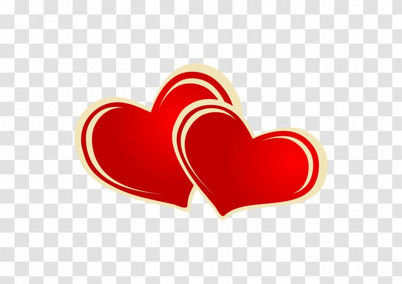 Heart Red Euclidean Vector - Watercolor - Heart-shaped Dark Transparent PNG