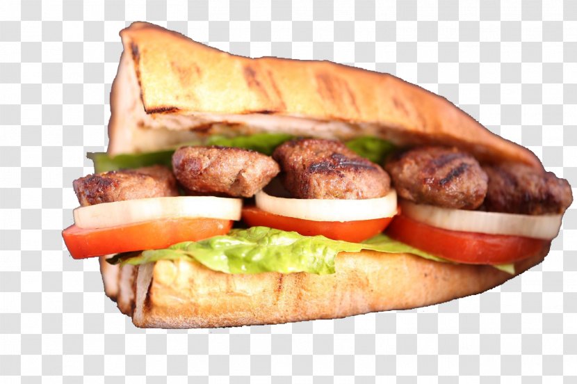 Meatball Doner Kebab Kofta Hamburger - Appetizer - Toast Transparent PNG