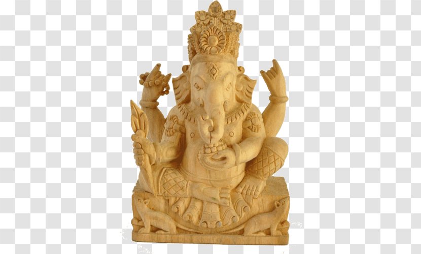 Statue Sculpture Wood Stone Carving Figurine - Ganesha Transparent PNG