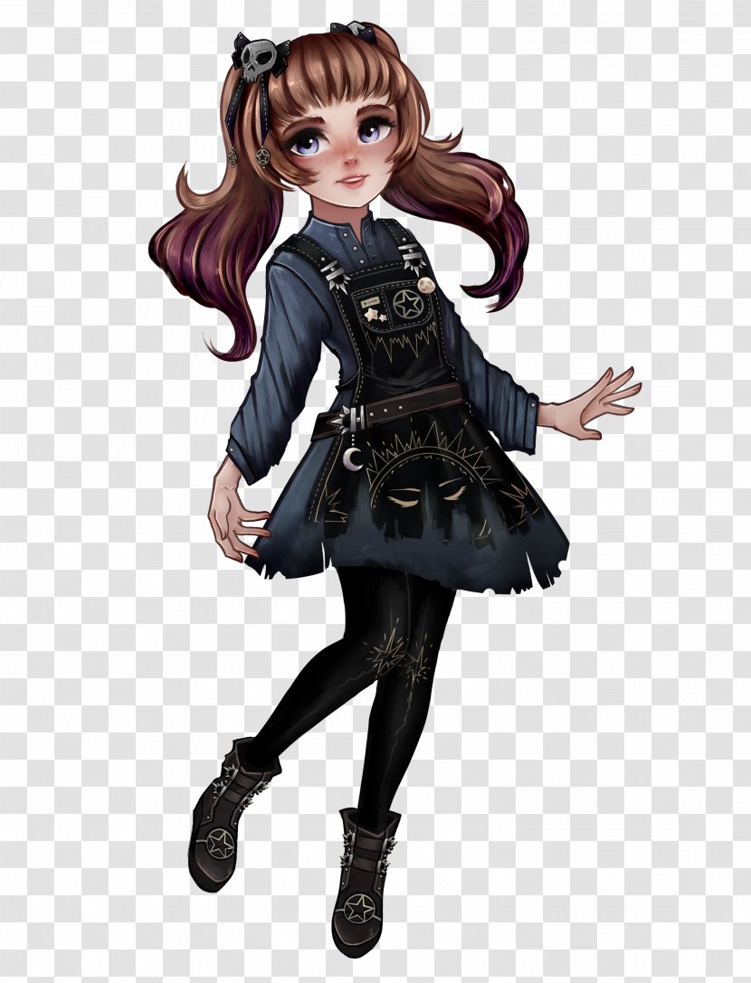 Brown Hair Doll Character Fiction - (7) Transparent PNG