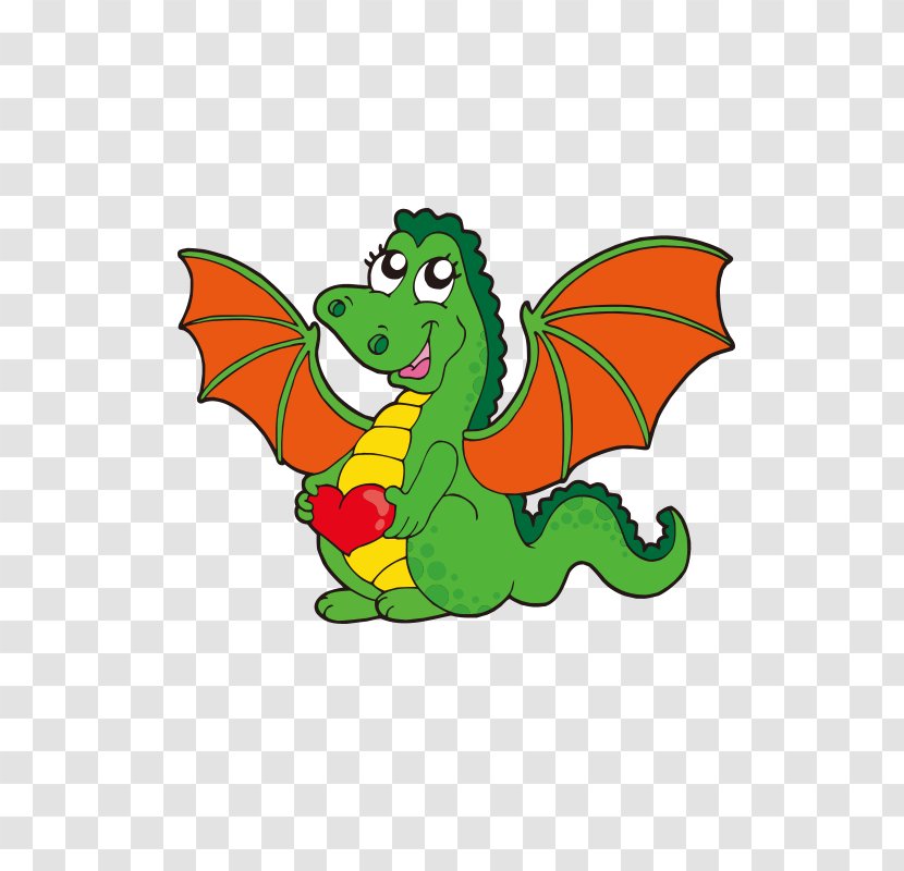 Dragon Cartoon Clip Art - Cute Transparent PNG