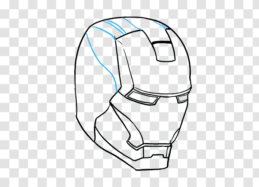 Iron Man YouTube Drawing Mask Fist - Silhouette - SLANT Rectangle Transparent PNG
