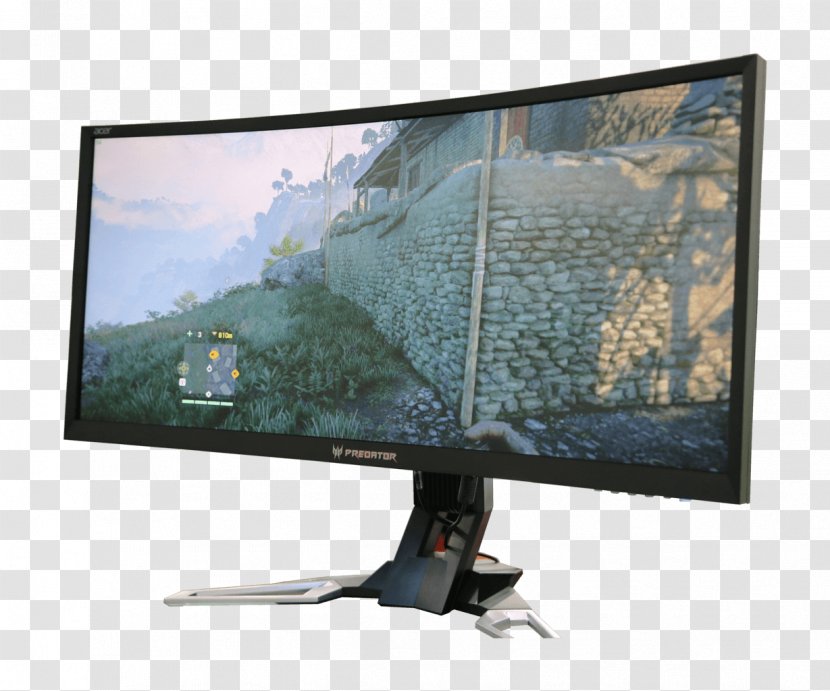 Predator X34 Curved Gaming Monitor Z35P Acer Aspire Computer Monitors - Led Backlit Lcd Display Transparent PNG