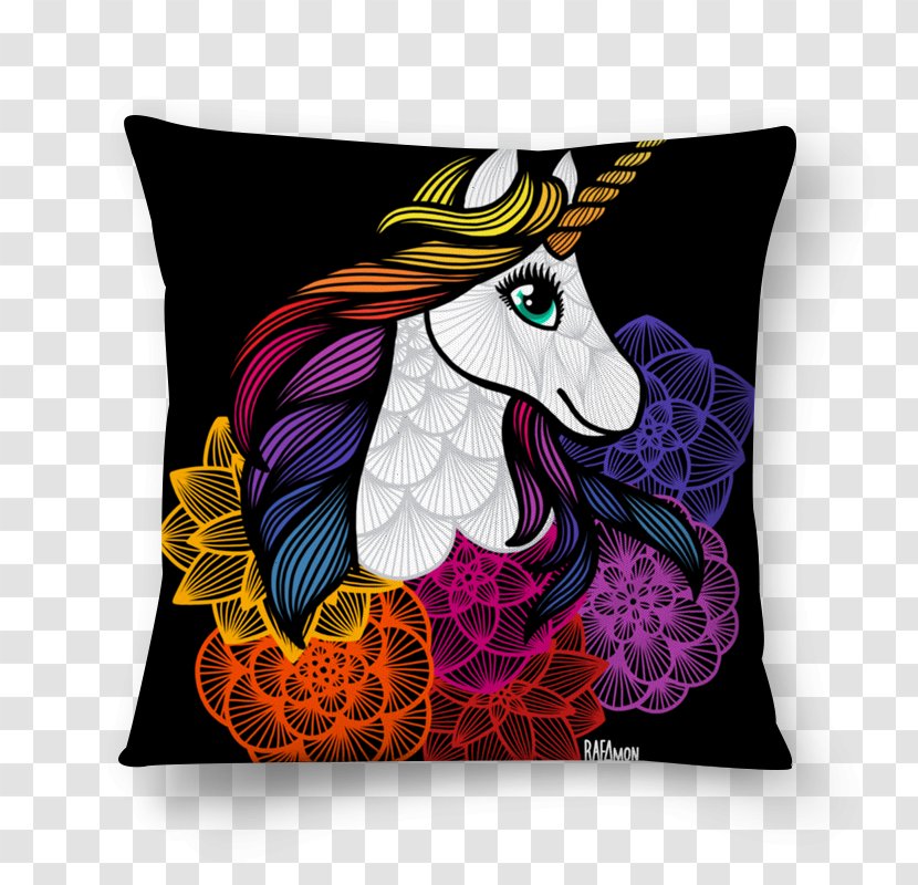 Throw Pillows Cushion Rectangle - Mythical Creature - Pillow Transparent PNG
