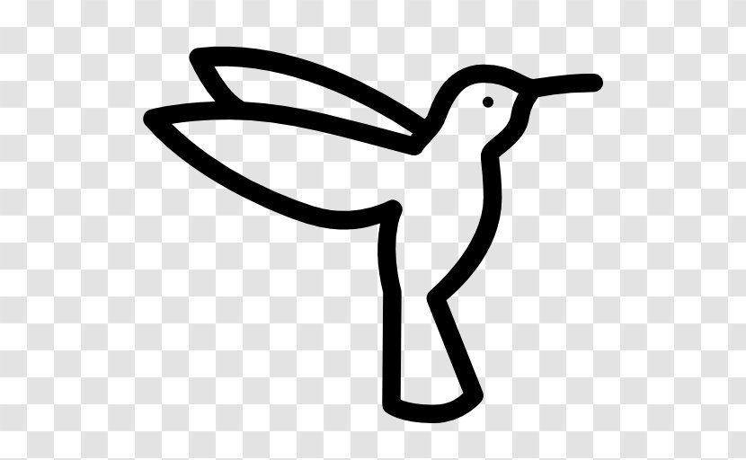 Bird Font - Monochrome Photography - Hummingbird Transparent PNG